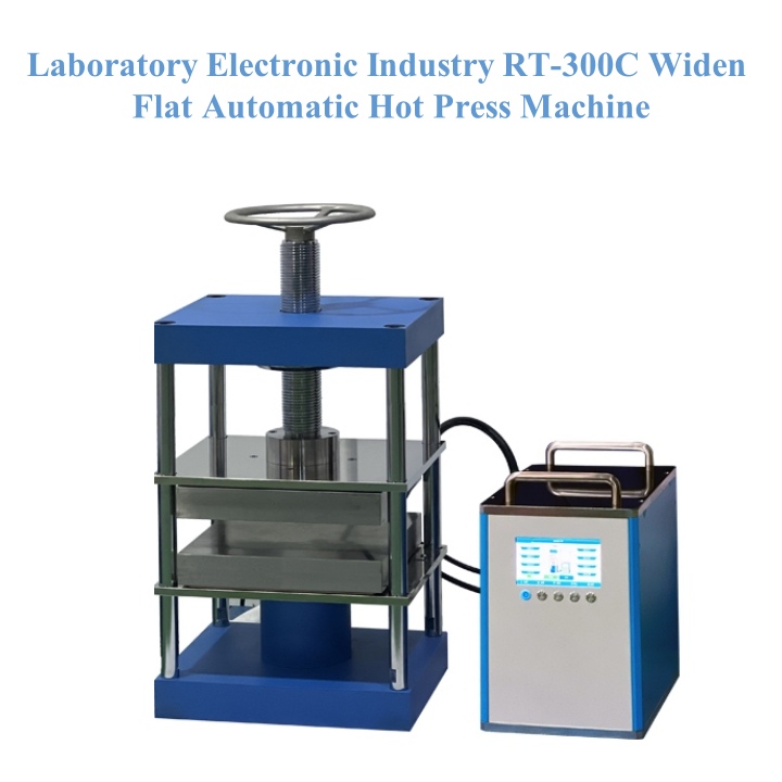 L'industrie électronique de laboratoire RT-300C élargit la machine de presse à chaud automatique plate